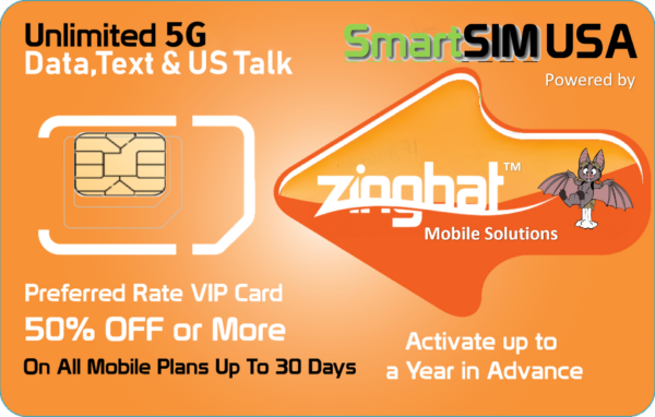 SmartSIM USA Powered by Zingbat Mobile Solutions